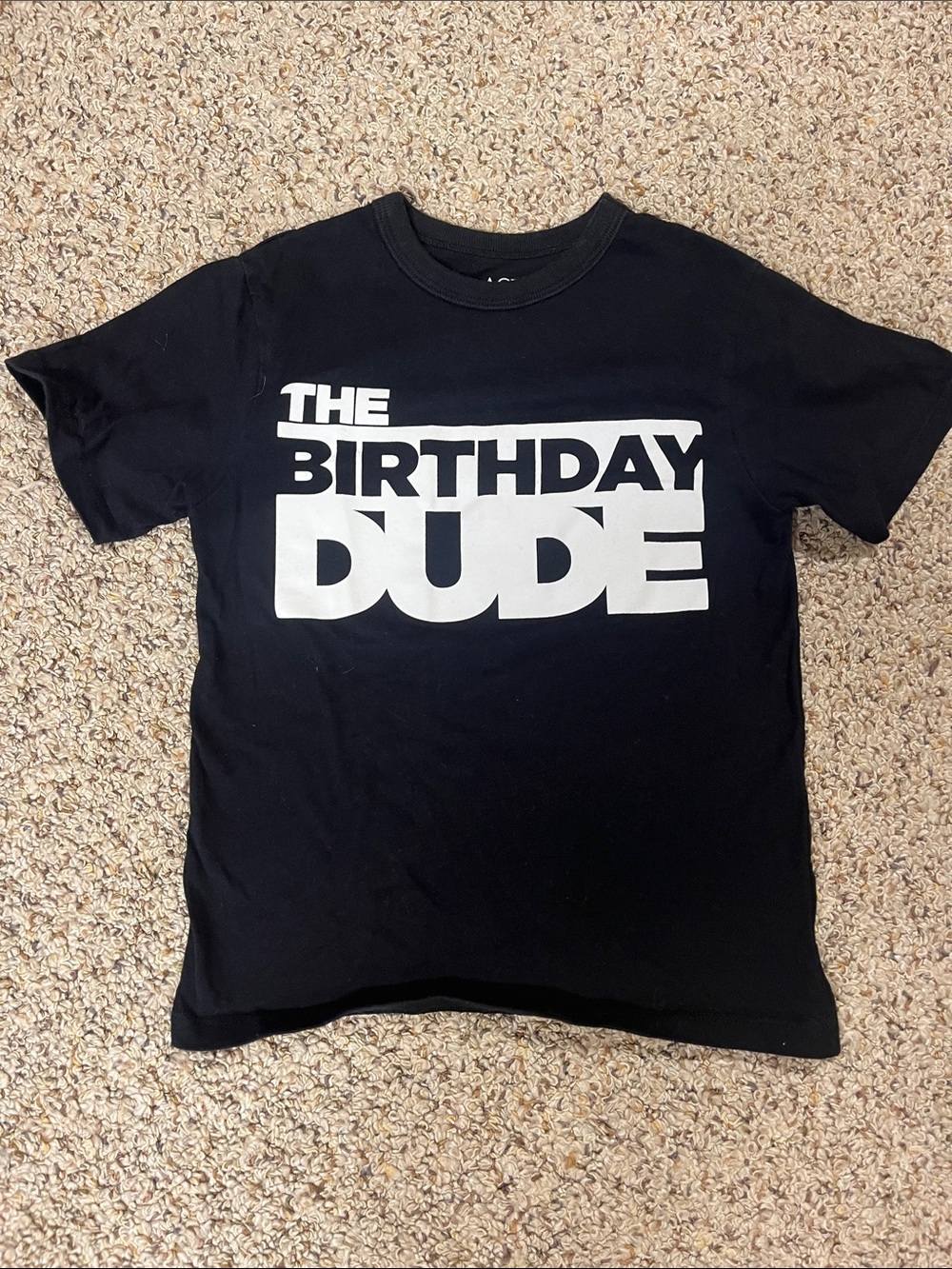 Place Black Tee with White Interior Logo